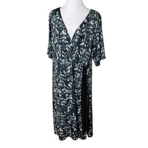 Avenue Blue Faux Wrap dress 18/20